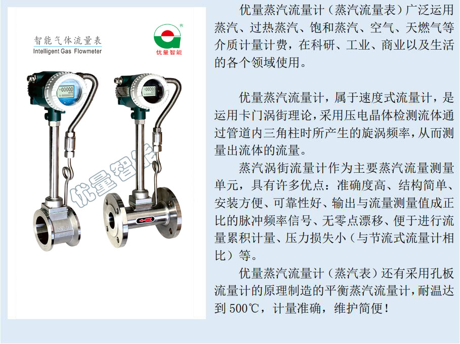 優(yōu)量蒸汽流量計(jì)流量表